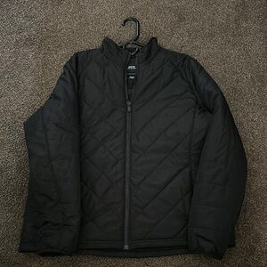 Lands End Outfitters Men's Quilted Black Puffer Jacket